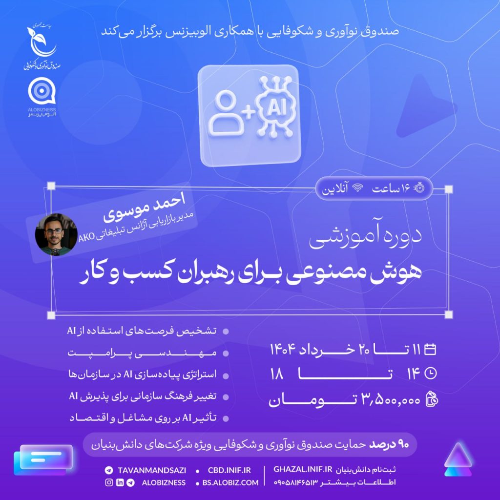 هوش مصنوعی برای رهبران کسب و کار